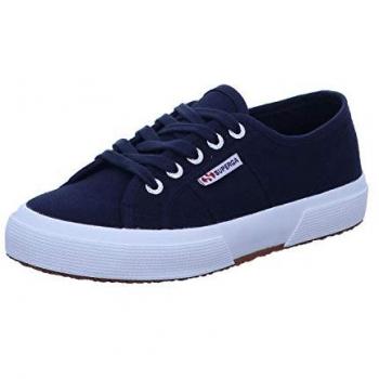 Superga 2750 Cotu Classic Canvas Trainers Navy/White UK Size 3
