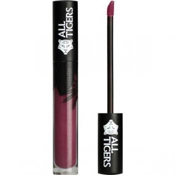 All Tigers Vegan Natural Long-Lasting Liquid Lipstick - 980 Purple (8 ml)