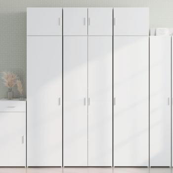 Armario de almacenamiento blanco de madera de ingeniería 70x42,5x225 cm en cartón Vidaxl