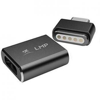 Adaptador Magnético de Seguridad USB-C (Hembra) a USB-C (Macho) 100W - Gris Espacial