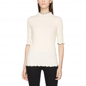 SELECTED FEMME Sfdina 2/4 Tee Ex, Camiseta sin Mangas para Mujer, Marfil