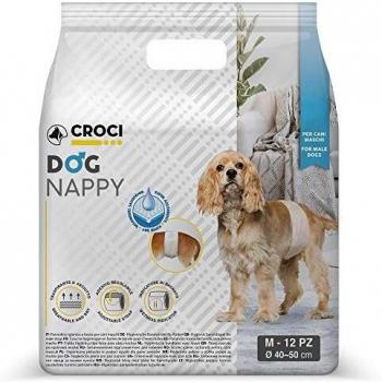 Croci Diadema para La Higiene del Perro del Pañal del Perro 12 Pc Medium 1 Unidad 325 g