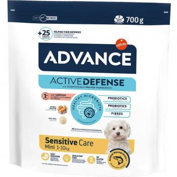 Advance Mini Sensitive con Salmón y Arroz para Perros Pequeños - 700g