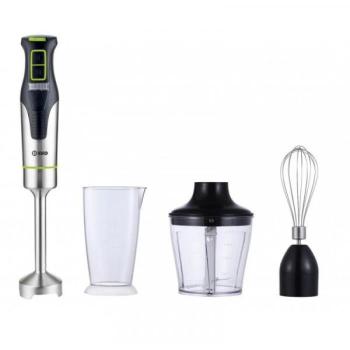 Batidora de Mano 1200W Acero Inoxidable con Accesorios Completo ELCO