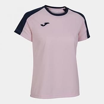 Camiseta manga corta mujer eco championship rosa marino Joma