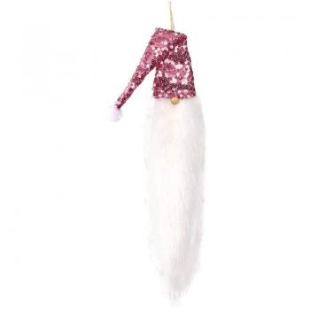 Colgante Navideño de Papá Noel con Barba Adicional de 30 cms