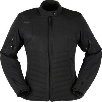 Furygan Chaqueta de Moto para Mujer Ice Negra - Chaqueta textil, diseño específico para damas, color negro, talla 2XL