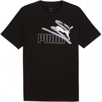 Camiseta de Manga Corta Hombre Puma Essentials + AB Summer Negro