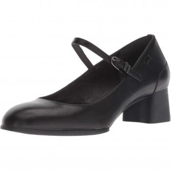 Camper Katie Women's Block Heel Pumps - Black, Size 35, Smooth Leather