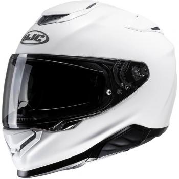 CASCO INTEGRAL HJC RPHA 71 SOLID - Color Blanco, Talla M, Diseño Aerodinámico, Sistema de Ventilación Avanzado, Interior Desmontable y Lavable, Pantalla Anti-rayaduras