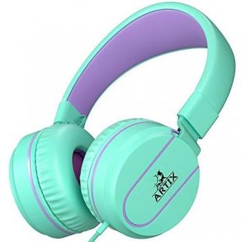 Artix Auriculares Plegables con Micrófono, Auriculares Estéreo NRGSound Compactos en la Oreja, Ideales para Niños/Adolescentes/Adultos