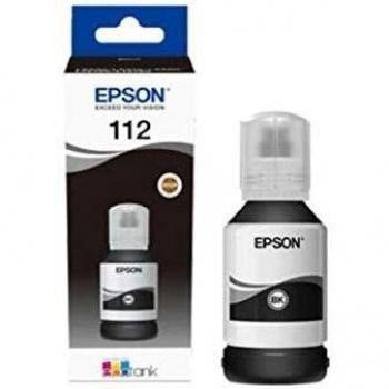 Epson EcoTank 112 Original Pigment Black Ink Bottle - 127 ml - Up to 7500 Pages