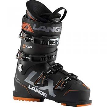 Botas de Esquí Alpino Lange LX 130, Adultos Unisex, Color Negro/Naranja, Talla 24