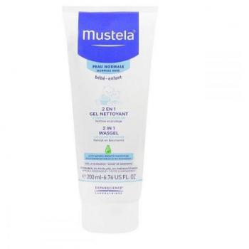 Mustela 2 in 1 Cleansing Gel for Hair and Body, Normal Skin, 200ml