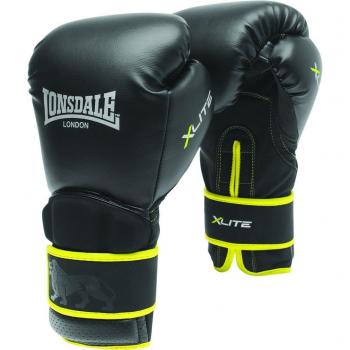 Londsdale Boxen Handschuhe X-Lite Training Gloves - Guantes de boxeo para entrenamiento, color Negro, talla M