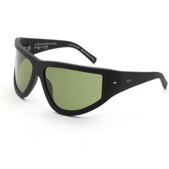 Retrosuperfuture The Knives Black Matte Sunglasses Unisex Maschera Nero 67 MM