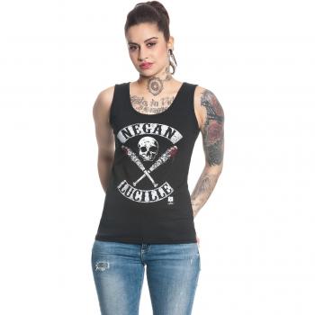 The Walking Dead Negan Lucille Top Mujer Negro M