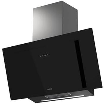Campana Decorativa Cata Thalassa Pro 900GBK, 90 cm, 6 Niveles de Extracción, Cristal Negro, 387,5 m³/h, 64dB