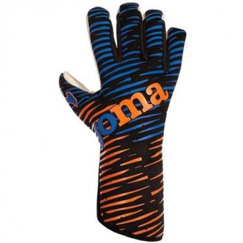 Guantes de portero de fútbol Joma GK Panther unisex azul y naranja