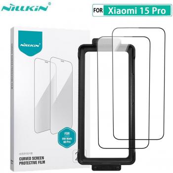 Nillkin Impact Resistant Curved Screen Protector for Xiaomi 15 Pro - 2 Pack