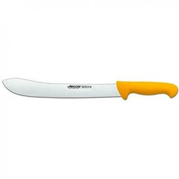 Arcos Serie 2900, Cuchillo Carnicero, Hoja de Acero Inoxidable Nitrum de 300 mm, Mango inyectado en Polipropileno Color Amarillo