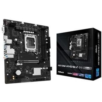 Placa Base ASRock H610M-HVS/M.2 D5 GEN5 LGA1700 mATX con 2x DDR5 y Puertos HDMI/D-Sub