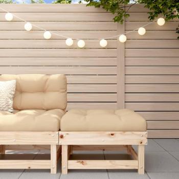 Solid Pine Garden Footstool