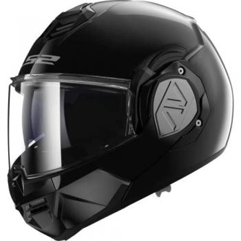 LS2 Casco Modular FF906 Advant Negro Adulto Brillante Solid-Negro XL