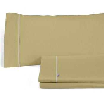 Juego de sábanas con ribete liso