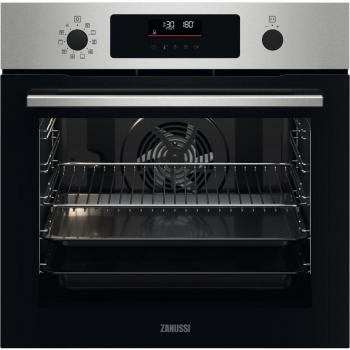 Horno Multifunción Zanussi Pirolítico ZOPKX6XN Inox Antihuellas 72 Litros con Limpieza Pirolítica Clase A+