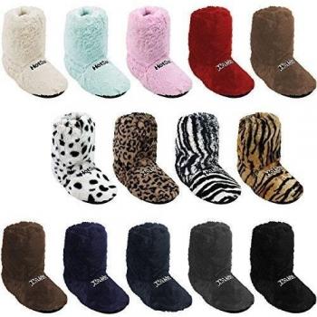 Thermo Sox Pantuflas altas originales supersuaves para horno y microondas, color, talla 36/40 EU