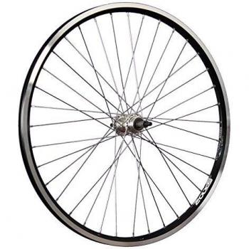 Rueda trasera de bicicleta de 26 pulgadas Ryde ZAC2000 con conjunto de piñones de 5-8 velocidades en color negro.