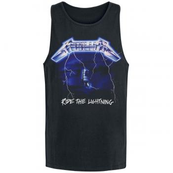 Metallica Ride The Lightning Top Tirante Ancho Negro 5XL