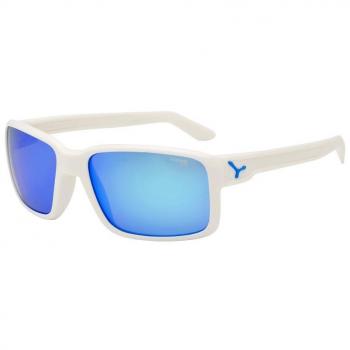 Cébé Dude Gafas de Sol, Unisex Adulto, Matt White/Blue, Small