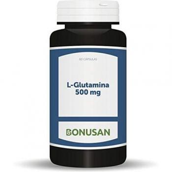 L-Glutamina 500mg, Bonusan - 60 Cápsulas Vegetales