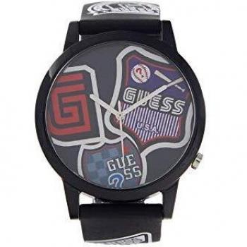 Guess Originals V1035M1 Black Silicone Quartz Analog Watch (Ø 42 mm)