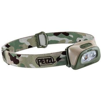 Petzl Tactikka Plus - Linterna con cinta para cabeza, Botones, IPX4, CE, 350 lm, Caqui