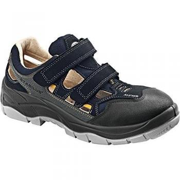 Sandalias de seguridad Stabilus 3113A S1 ESD Talla 40, Microfibra Negro/Grey/Azul
