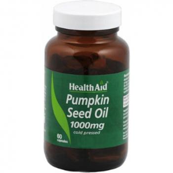 Health Aid Aceite de Semilla de Calabaza 1000mg 60 Cápsulas