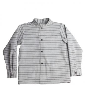 CAROLO BABY Camisa Básica Niño CaroloBaby EN Tejido de Rayas Horizontal