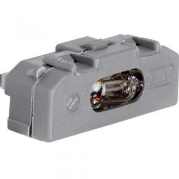 Glimmaggregat Berker 160002 - Lámpara de iluminación para interruptores y pulsadores 230V 0,9 mA, color gris