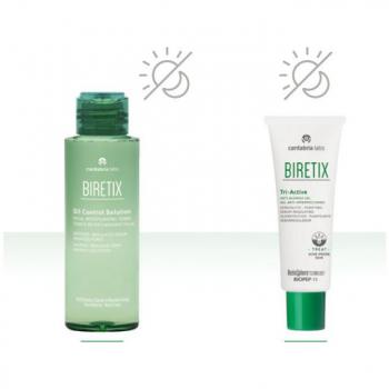 Biretix Rutina Tratamiento Piel Acneica Moderada Oil Control + Triactive