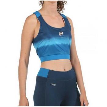Top Bullpadel Erdain Azul Intenso Mujer