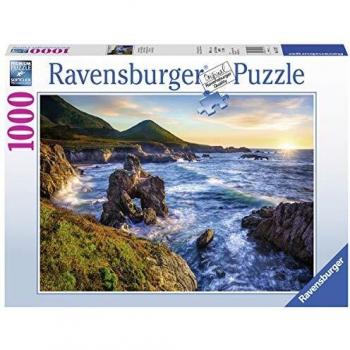 Puzzle Ravensburger 1000 Piezas - Atardecer en Big Sur, Rompecabezas para Adultos, Paisaje de Alta Calidad