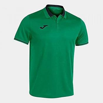 Polo de Manga Corta Joma Championship VI Hombre Verde Negro