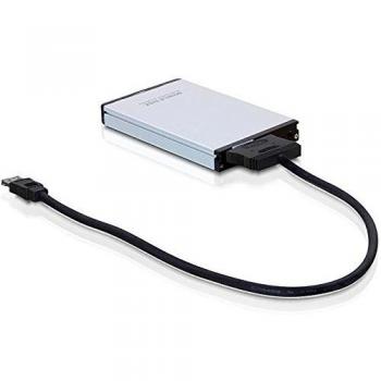 Cable eSATAp a SATA 22 pin de 0,5m con alimentación de 5-12V para HDD de 2,5 y 3,5 - Negro