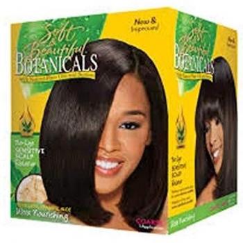 Soft & beautiful botanicals relaxer kit coarse