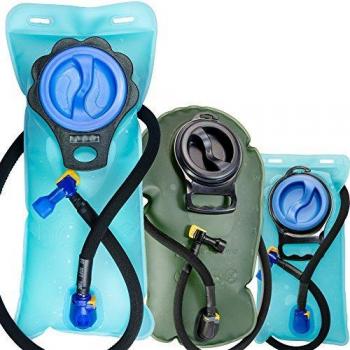 Aquatic Way Bolsa de hidratación Reservorio de Agua, 2 litros para Ciclismo, Senderismo y Campamento 2L - 70 Onzas Azul-A