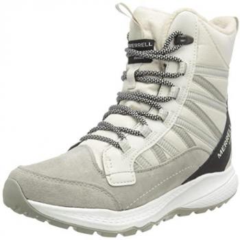 Merrell Botas de Senderismo Bravada Edge 2 Thermo Mid Waterproof Mujer, Color Blanco (Moonbeam), Talla 40.5 EU
