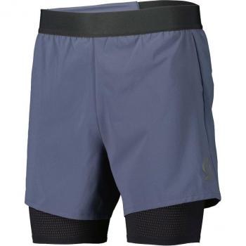 Short de running de hombre Scott Hybrid Endurance Tech gris negro - L